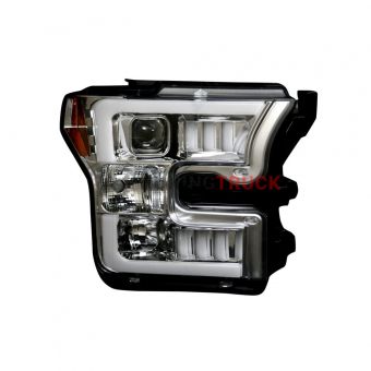 Фары головного света для Ford F150 15-17 - Clear / Chrome