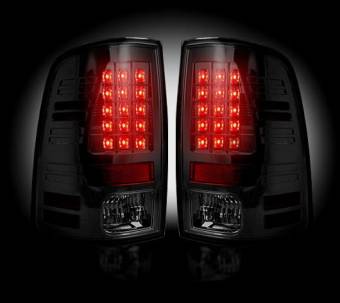 Dodge 13-17 RAM 1500/2500/3500 LED TAIL LIGHTS (Replaces Factory OEM LED Tail Lights ONLY) - Smoked Lens