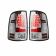Dodge 09-14 RAM 1500 & 10-14 RAM 2500/3500 LED TAIL LIGHTS (Replaces Factory OEM Halogen Tail Lights) - Dark Red Smoked Lens