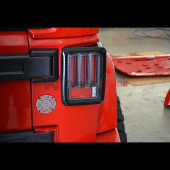 Jeep 07-17 JK Wrangler OLED Bar-Style LED Taillights - Red Lens
