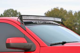 Кронштейн для изогнутой LED балки 54'' над лобовым стеклом Chevrolet  Silverado 1500 4WD/2WD 2014-16