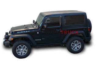 Jeep Hard Top Square Back JK 2 Door 2 Piece for 07-17 Jeep Wranglers