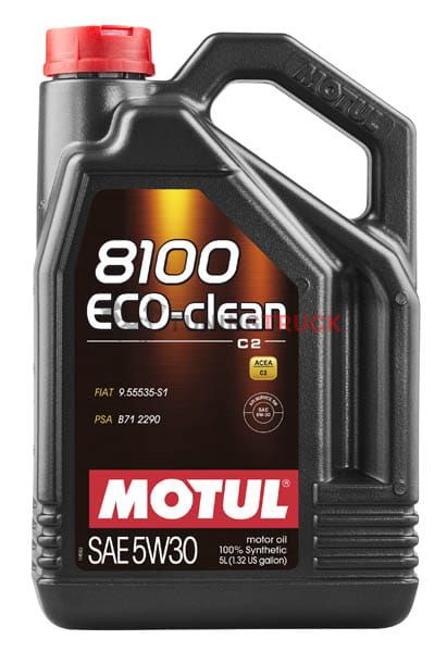 5 л MOTUL 8100 ECO-CLEAN 5W-30 C2 для бензиновых и дизельных двигателей
