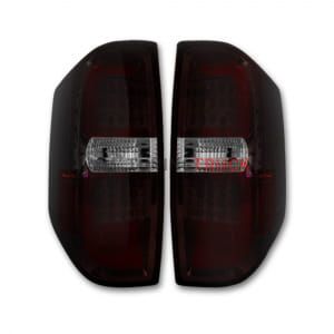 Toyota Tundra 14-17 LED Taillights - Dark Red Smoked Lens