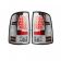 Dodge 09-14 RAM 1500 & 10-14 RAM 2500/3500 LED TAIL LIGHTS (Replaces Factory OEM Halogen Tail Lights) - Dark Red Smoked Lens