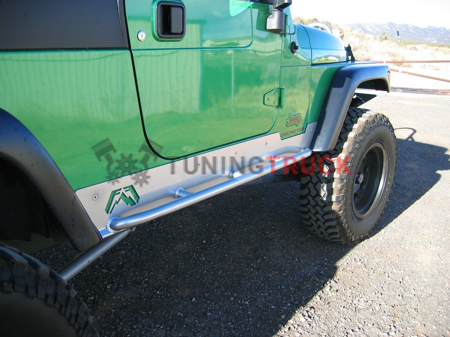 Защита порогов для Jeep LJ  2004-2006 Bare