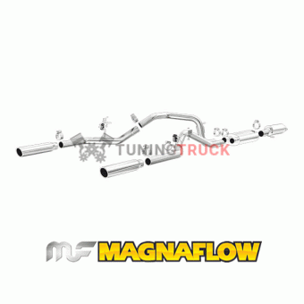 Magnaflow 15460 | Ford F150 | 3.7,5.0,6.2 | Extended Cab-Crew Cab | Dual Rear Exit | Stainless Cat-Back Performance Exhaust