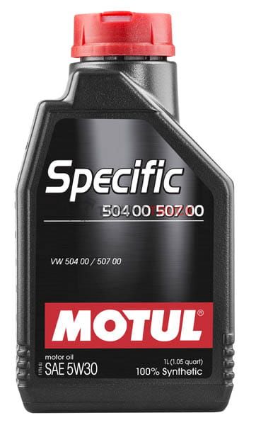 1 л MOTUL SPECIFIC 504.00-507.00 для бензиновых и дизельных двигателей  VOLKSWAGEN