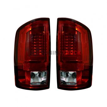 Dodge 07-08 RAM 1500 & 07-09 RAM 2500/3500 OLED TAIL LIGHTS - Red Lens