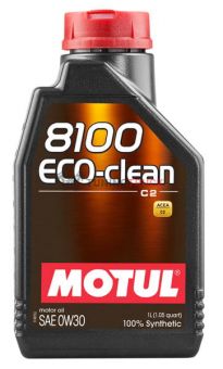 1 л MOTUL 8100 ECO-CLEAN 0W-30 для бензиновых и дизельных двигателей