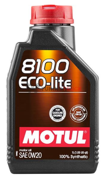 1 л MOTUL 8100 ECO-LITE энергосберегающее масло для бензиновых двигателей
