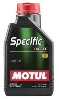 1 л MOTUL SPECIFIC CNG/LPG для для двигателей, работающих на сжатом (КПГ) или сжиженном (СНГ) газе