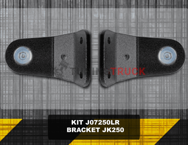 Кронштейн для установки дополнительного света на рамке лобового стекла  Jeep Wrangler JK 4 & 2 Door  07-16