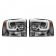 Ford Superduty 05-07 F250/F350/F450/F550 PROJECTOR HEADLIGHTS w/ Ultra High Power Smooth OLED HALOS & DRL - Clear / Chrome
