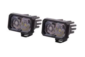 Белые LED-модули SSC2 Sport с синей подсветкой, дальний свет