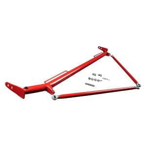 Кронштейн для установки ремней для 05-14 Ford Mustang Harness Bar Kit - Red Gloss