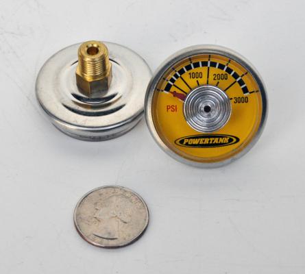 Плоский спиральный манометр с 0-3000 PSI