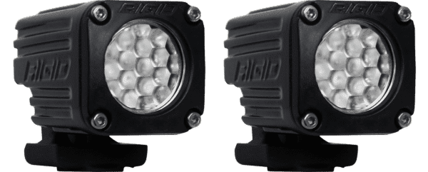Комплект фар RIGID Ignite (1 светодиод) - рабочий свет (черные), 2 шт.