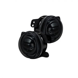 Противотуманные фары для Jeep JK Wrangler 07-15- Smoked / Black