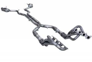 Выхлопная система 1-7/8"×3'' без катализаторов для Ford Mustang 5.0L Coyote 2018+