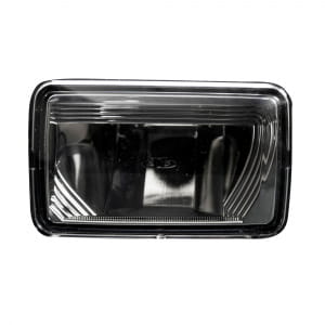 Ford 15-17 F-150 (Excluding RAPTOR) WHITE LED Fog Lights with Built-In AMBER LED Turn Signals 2-Piece Set (Replaces Both OEM Ford F-150 15-17 Fog Lights) - Smoked / Black
