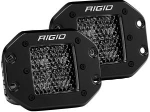 Комплект врезных LED-фар рабочего света D-серия PRO Midnight Edition