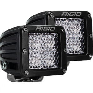 Фары RIGID Dually серия PRO, рабочий свет