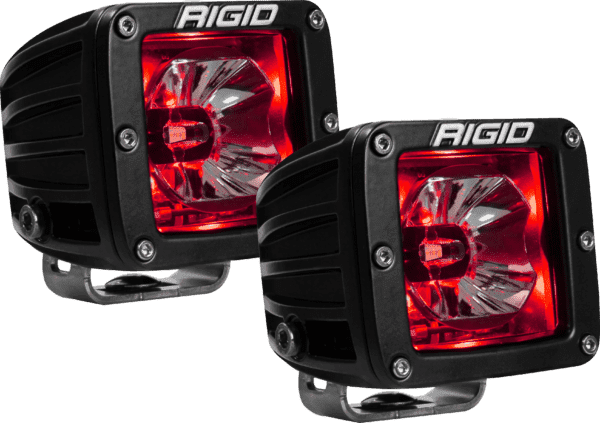 Фары RIGID Radiance Pod - красная подсветка