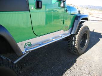 Защита порогов для Jeep LJ  2004-2006 Bare
