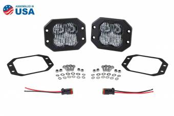 Комплект белых врезных LED-модулей SS3 Sport, комбинированный свет