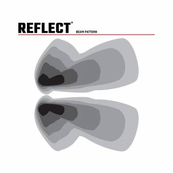 Зеркало заднего вида Reflect с фронтальным светом