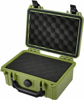 Кейс №1 противоударный влагозащищенный с поропластом OD Green