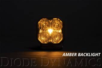 Желтый врезной LED-модуль SS3 Pro, рабочий свет