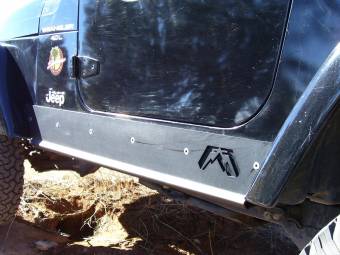 Защита порогов для   Jeep TJ 1997-2006 Rock Sliders (без трубы)