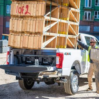 Органайзер для Ford F150/Raptor с алюминиевым кузовом длиной 168 см