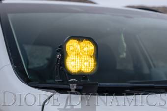 Круглый желтый противотуманный LED-модуль SS3 PRO SAE