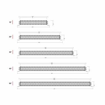 Фара радиусная (изогнутая) RIGID 54" RDS-серия PRO, дальний свет 