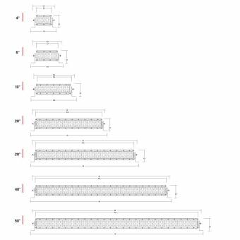 Фара RIGID 20″ Radiance Plus-Серия (9 Светодиодов) - янтарная подсветка 