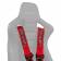Ремень 6-ти точечный 3" FIA Certified Racing Harness - Red