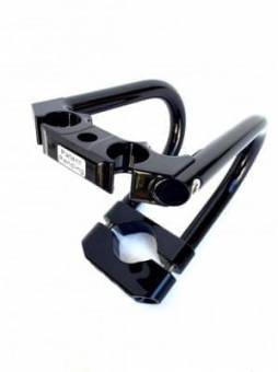 Handle, Power Grip Guard, Billet Grip & Collar, Powder Coat Finish, Stainless bolts