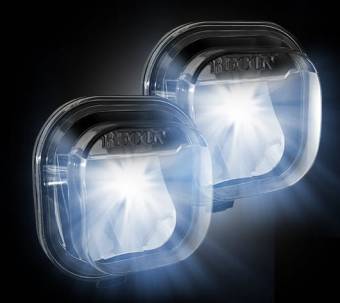 Ford SUPERDUTY 11-16 LED Fog Lights 2-Piece Set (Replaces Both OEM Ford SUPERDUTY F-250/350/450/550 Fog Lights) - Smoked / Black