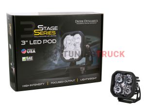 LED-фара SS3 Sport SAE комбинированный свет с синей подсветкой