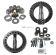 JK Non Rubicon (D44/D30) 4.56 gear package front and rear with Koyo master overhaul kits (Front case required for factory 3.21 ratio only) Revolution Gear