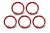 Декоративный элемент для модульной оптики KC FLEX™ цвет красный(5 шт.) #30564