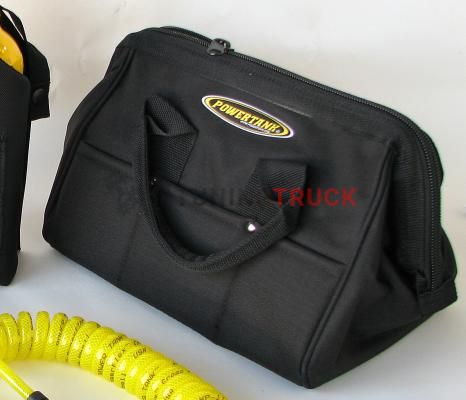 Carry Bag, 15" Wide Opening Top, Zippered, Blk. Nylon