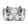 Ford Superduty 08-10 F250/F350/F450/F550 PROJECTOR HEADLIGHTS w/ CCFL HALOS & DRL - Clear / Chrome