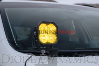 Янтарные LED-фары SS3 Sport, водительский свет с янтарной подсветкой