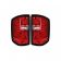 Chevy Silverado 14-17 1500/2500/3500 (Replaces Factory OEM Halogen Tail Lights ONLY - Also Fits GMC Sierra 15-17 Dually Body Style with Factory OEM Halogen Tail Lights ONLY) OLED TAIL LIGHTS - Red Lens