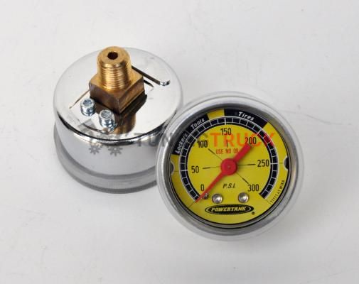 Осевой съемный манометр высокого давления 0-300 PSI с желтым циферблатом