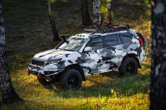 Универсальный экспедиционный багажник BMS Yukon для Toyota Prado, кунг Tundra, покрытие Raptor